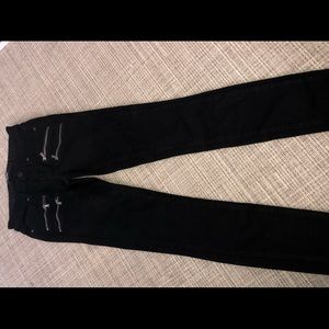 black paige jeans with zippers